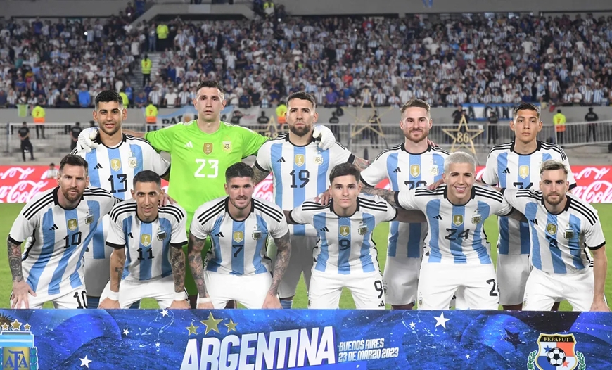 Argentina đứng đầu trong top bóng đá thế giới mới nhất 2023